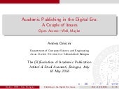 Academic Publishing in the Digital ...